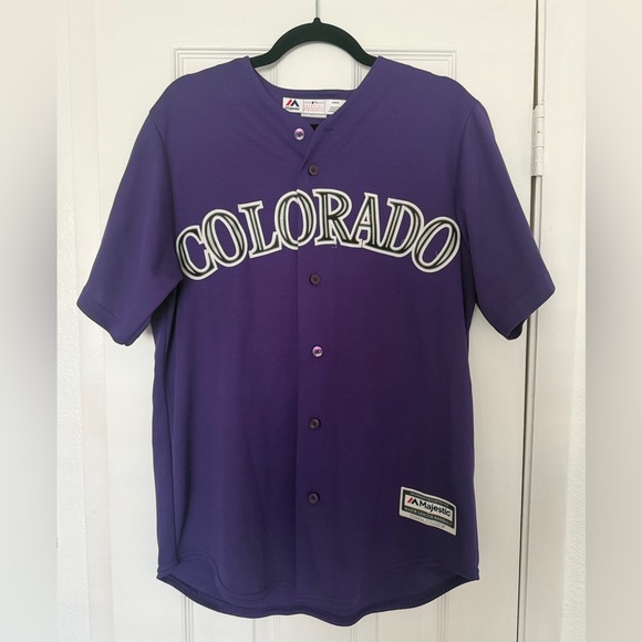 Majestic Other - Majestic Purple Colorado Men’s Baseball Jersey